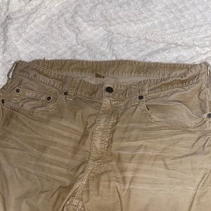 True Religion “khaki cord” pants